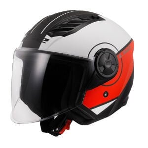 AIRFLOW 2 COVER MAT SİYAH BEYAZ KIRMIZI KASK