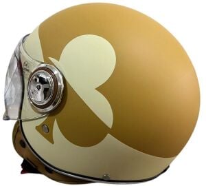 TK 06 VESPA KAHVE SİNEK KASK