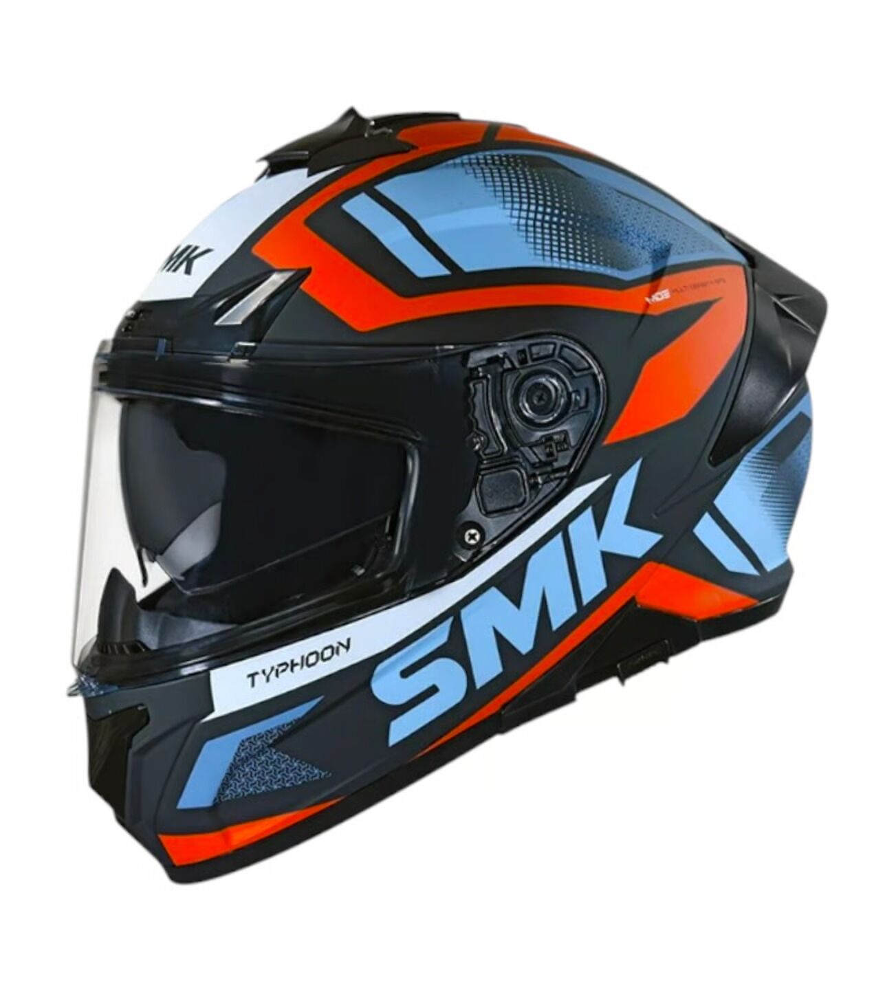 TYPHOON MA276 MAT BLACK ORANGE GREY