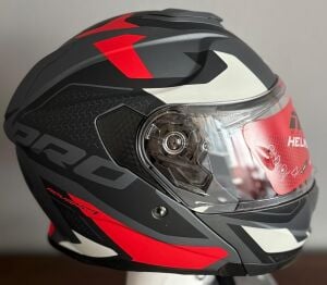 FF 935 PRO MAT GREY STİCKER4 KASK