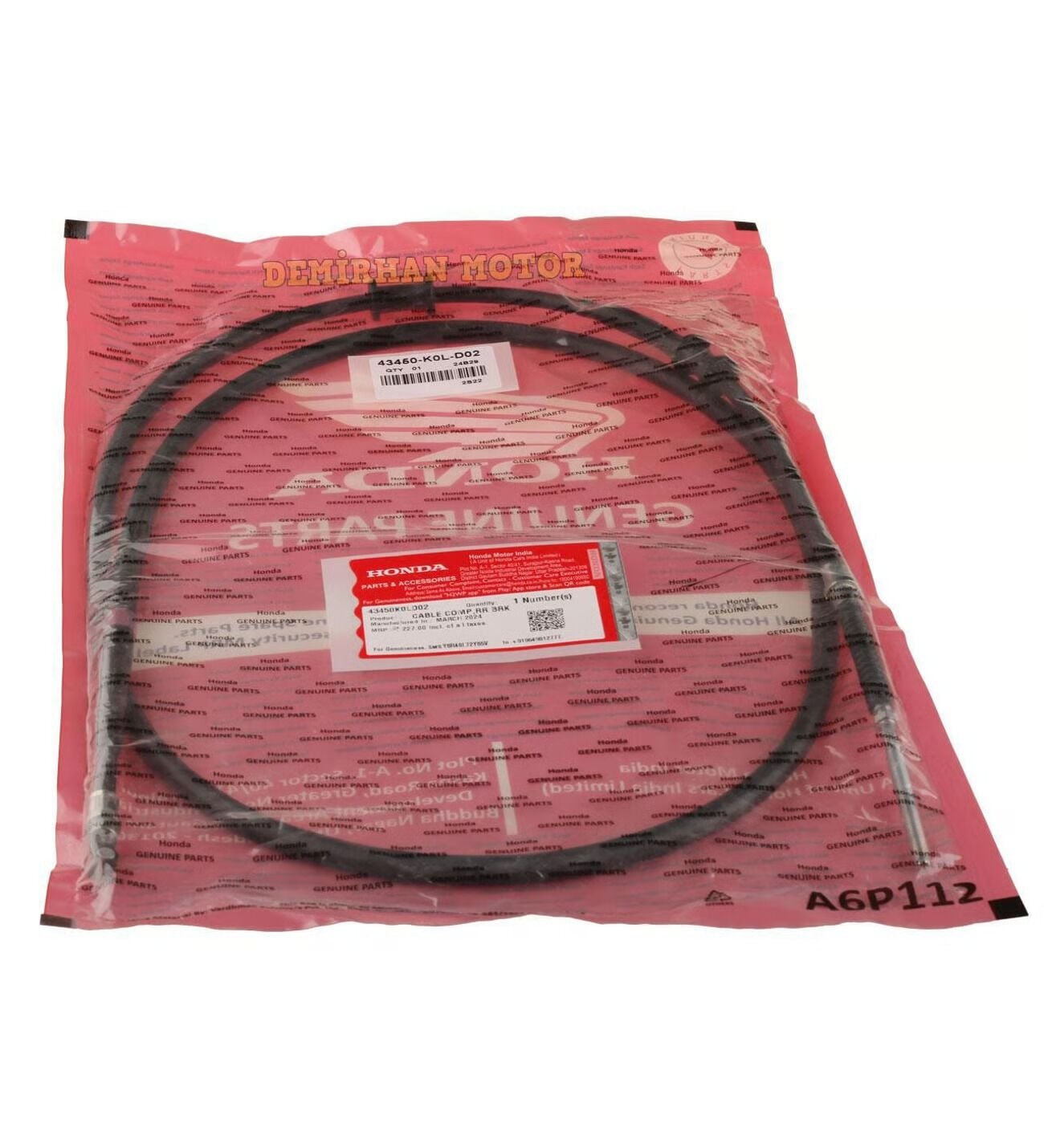 ACTİVA 125 ARKA FREN TELİ ORJİNAL