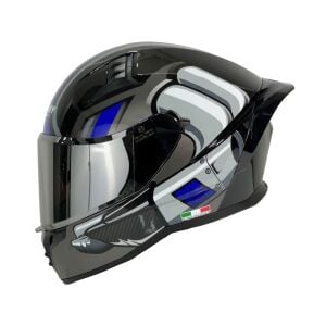 SW 869 MACHINE  BLACK GREY BLUE KASK