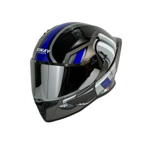 SW 869 MACHINE  BLACK GREY BLUE KASK