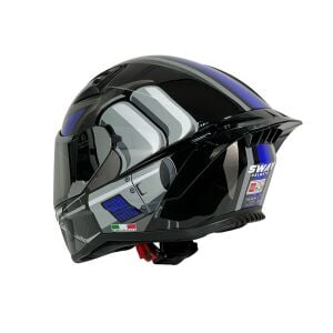 SW 869 MACHINE  BLACK GREY BLUE KASK