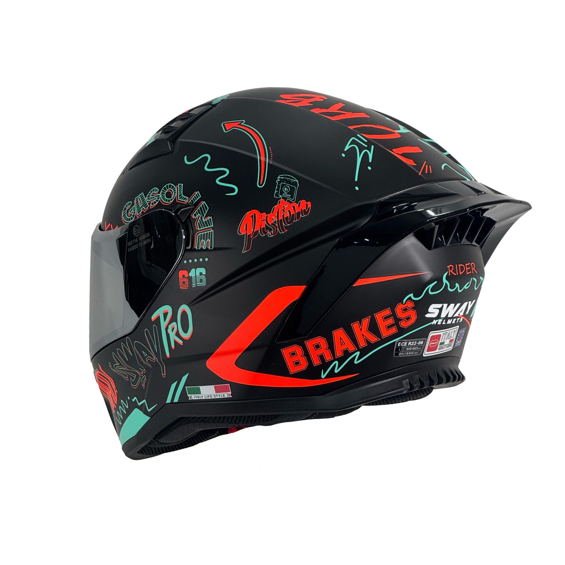 SW 869 DRIFT BLACK RED