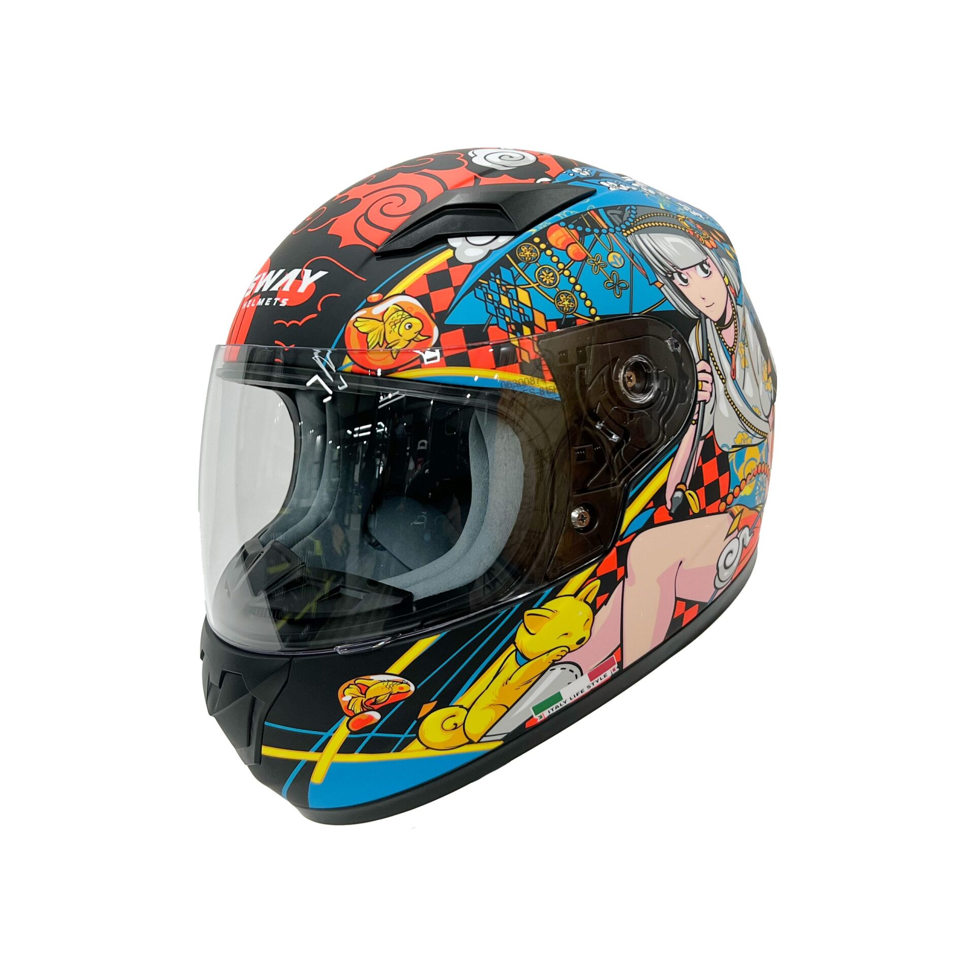 SW 815K SPIRIT RED BLUE ÇOCUK KASK