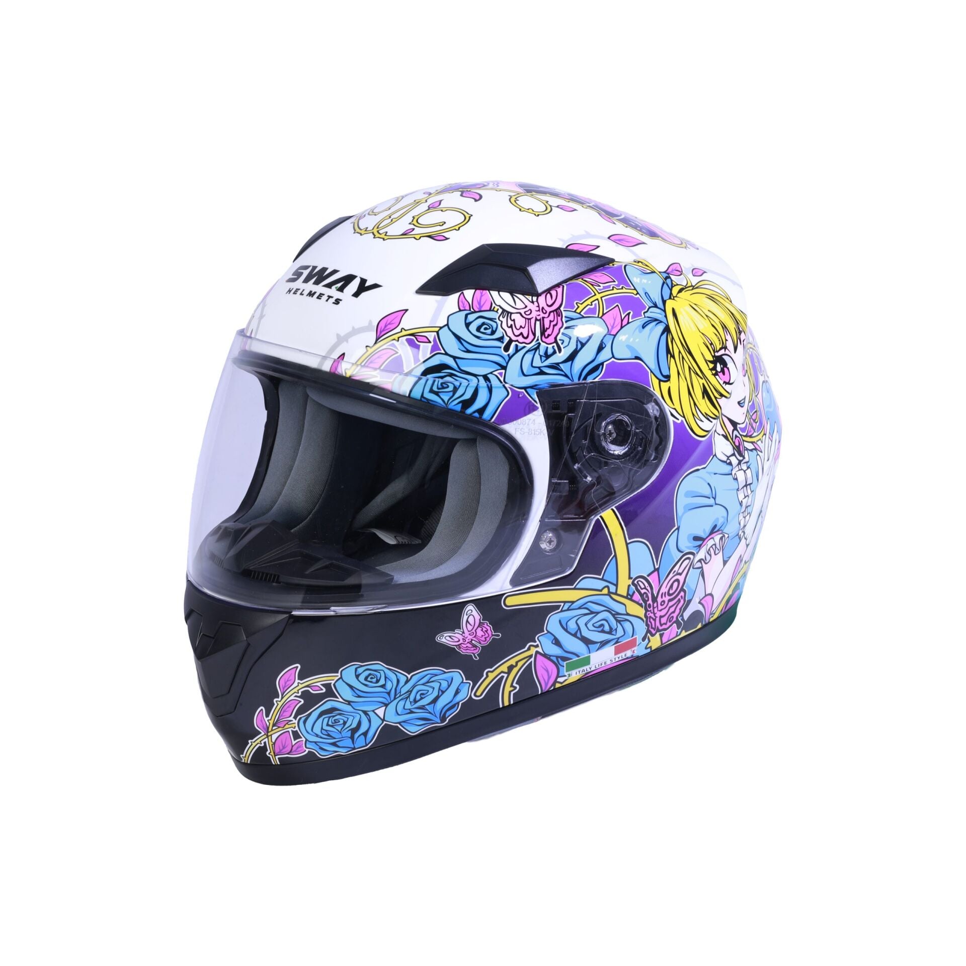 SW 815K GIRL BLUE YELLOW ÇOCUK KASK