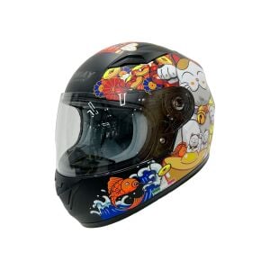 SW 815K CAT WHITE YELLOW ÇOCUK KASK