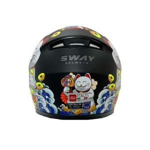 SW 815K CAT WHITE YELLOW ÇOCUK KASK