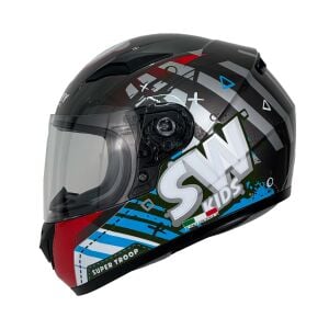 SW 815K ALIEN TITANYUM RED ÇOCUK KASK