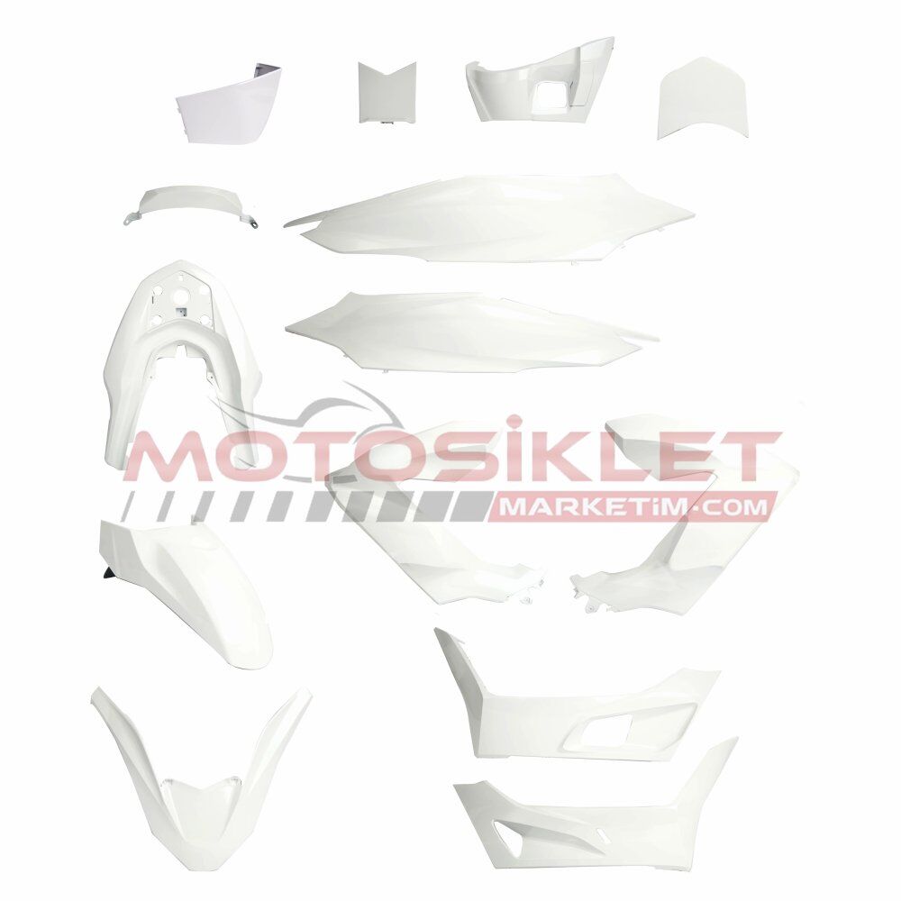Pcx Kaporta Seti 2020-2022 Beyaz Boyalı
