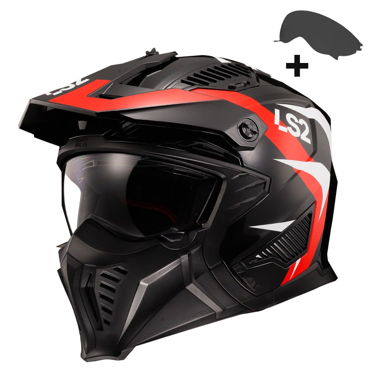 DRIFTER TRIALITY KIRMIZI KASK