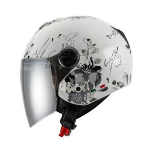 SW 715 IRIS BEYAZ GRİ KASK