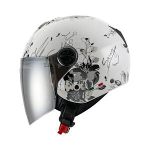 SW 715 IRIS BEYAZ GRİ KASK