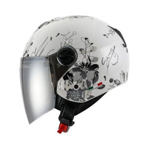 SW 715 IRIS BEYAZ GRİ KASK