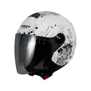 SW 715 IRIS BEYAZ GRİ KASK