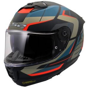 STREAM 2 ROAD MAT SİYAH-TITANIUM-KIRMIZI KASK