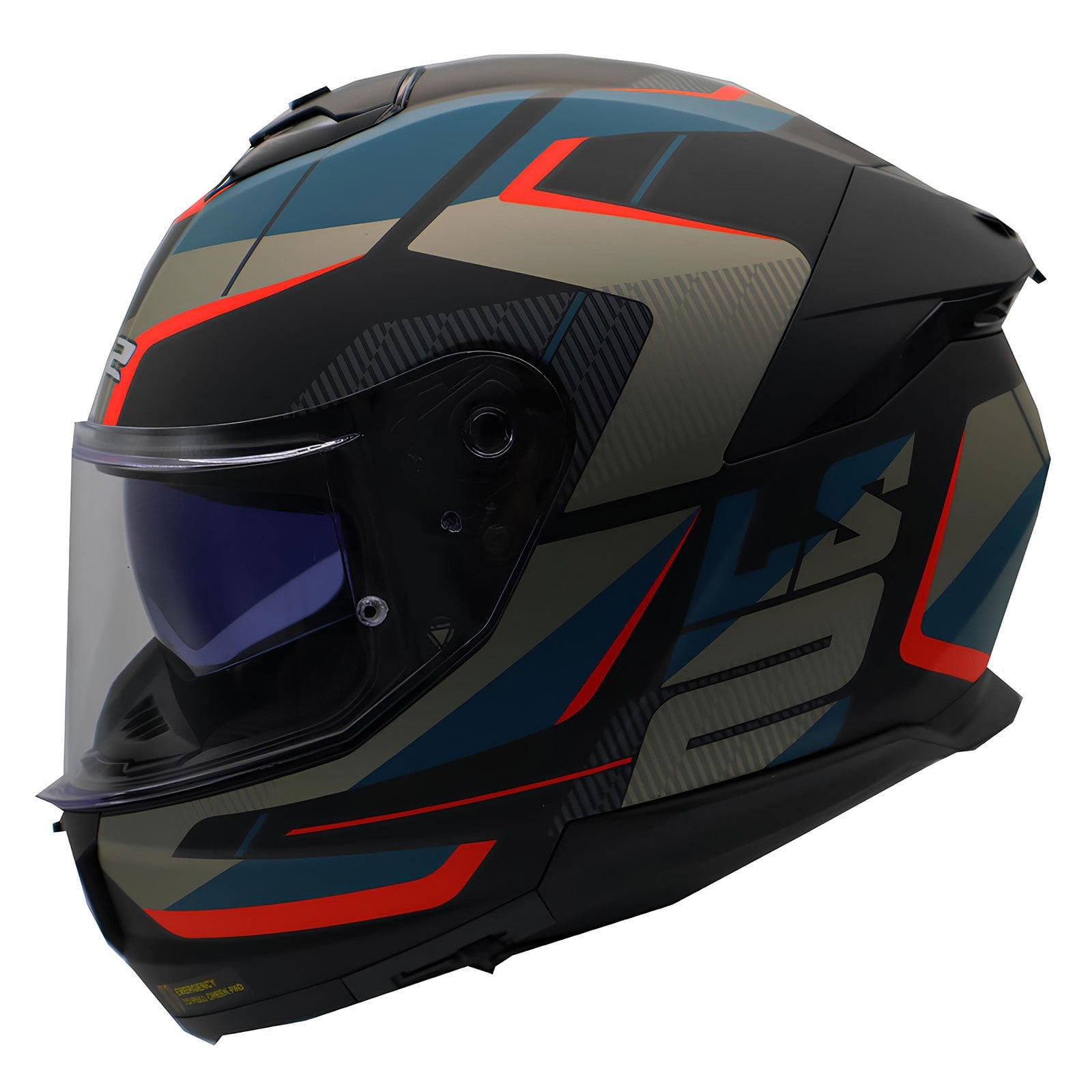 STREAM 2 ROAD MAT SİYAH-TITANIUM-KIRMIZI KASK