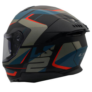 STREAM 2 ROAD MAT SİYAH-TITANIUM-KIRMIZI KASK