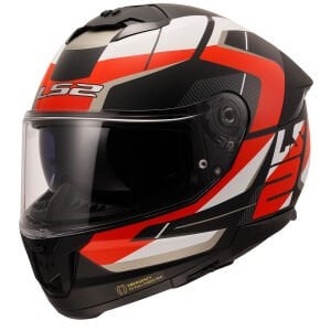 STREAM 2 ROAD MAT SİYAH-KIRMIZI-BEYAZ-GRİ KASK