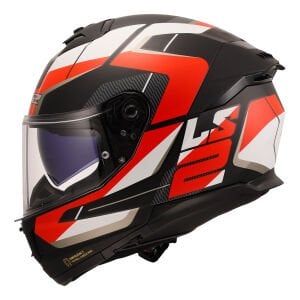 STREAM 2 ROAD MAT SİYAH-KIRMIZI-BEYAZ-GRİ KASK