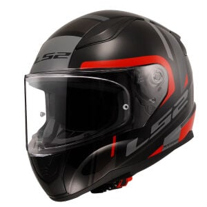 RAPID 2 CHOS SİYAH-KIRMIZI KASK