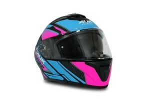 AUK01_04 PEMBE TURKUAZ KASK