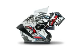 AUK BEAST BEYAZ  KASK