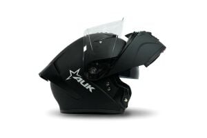 AUK MAT SİYAH  KASK