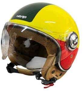 TK 06 VESPA SARI KIRMIZI KASK