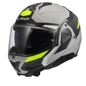 ADVANT 2 TRIPLE MAT GRİ- SİYAH-NEON SARI KASK