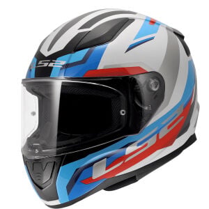RAPID 2 HYPER BEYAZ MAVİ KIRMIZI KASK