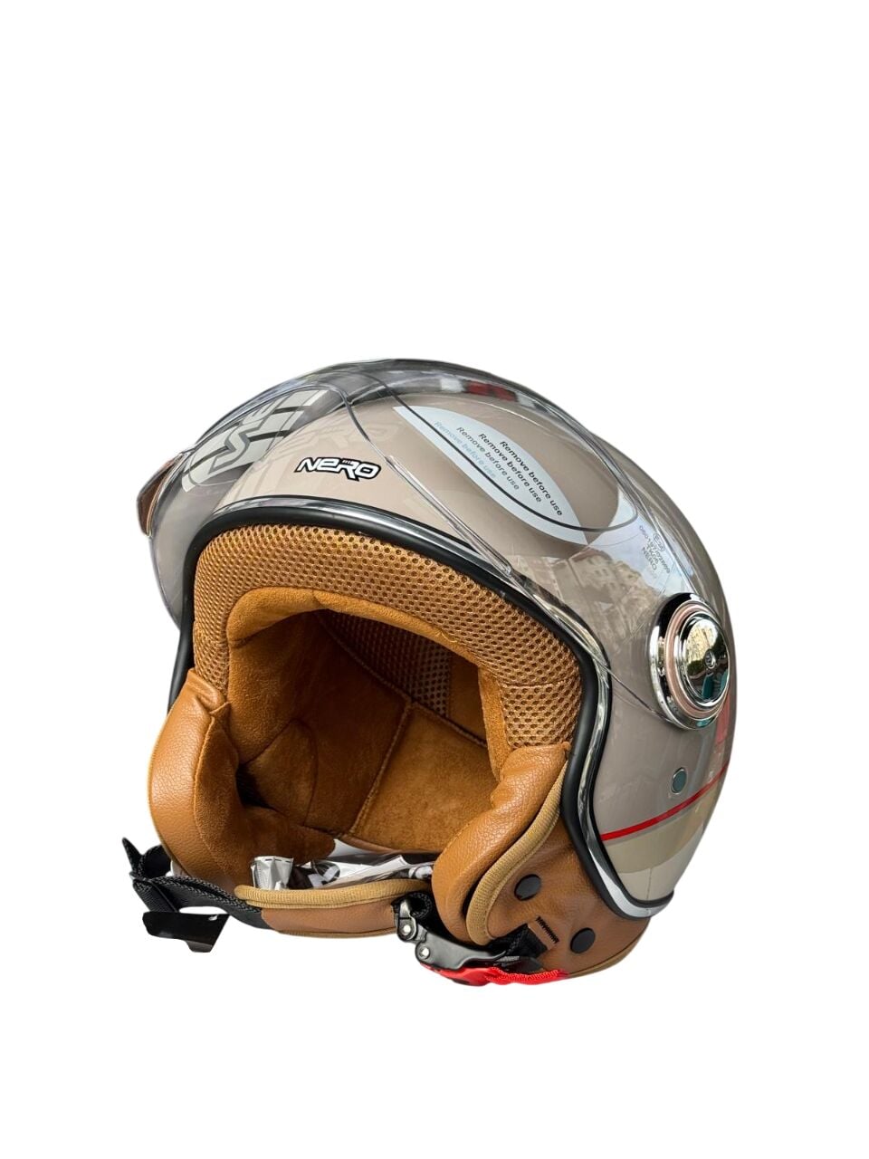 TK 06 VESPA BEJ KASK