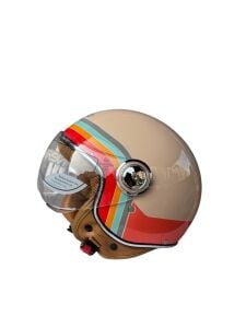 TK 06 VESPA KREM RENKLİ KASK