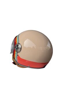 TK 06 VESPA KREM RENKLİ KASK
