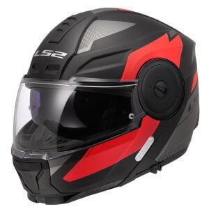SCOPE 2 DURIA MAT SİYAH KIRMIZI KASK