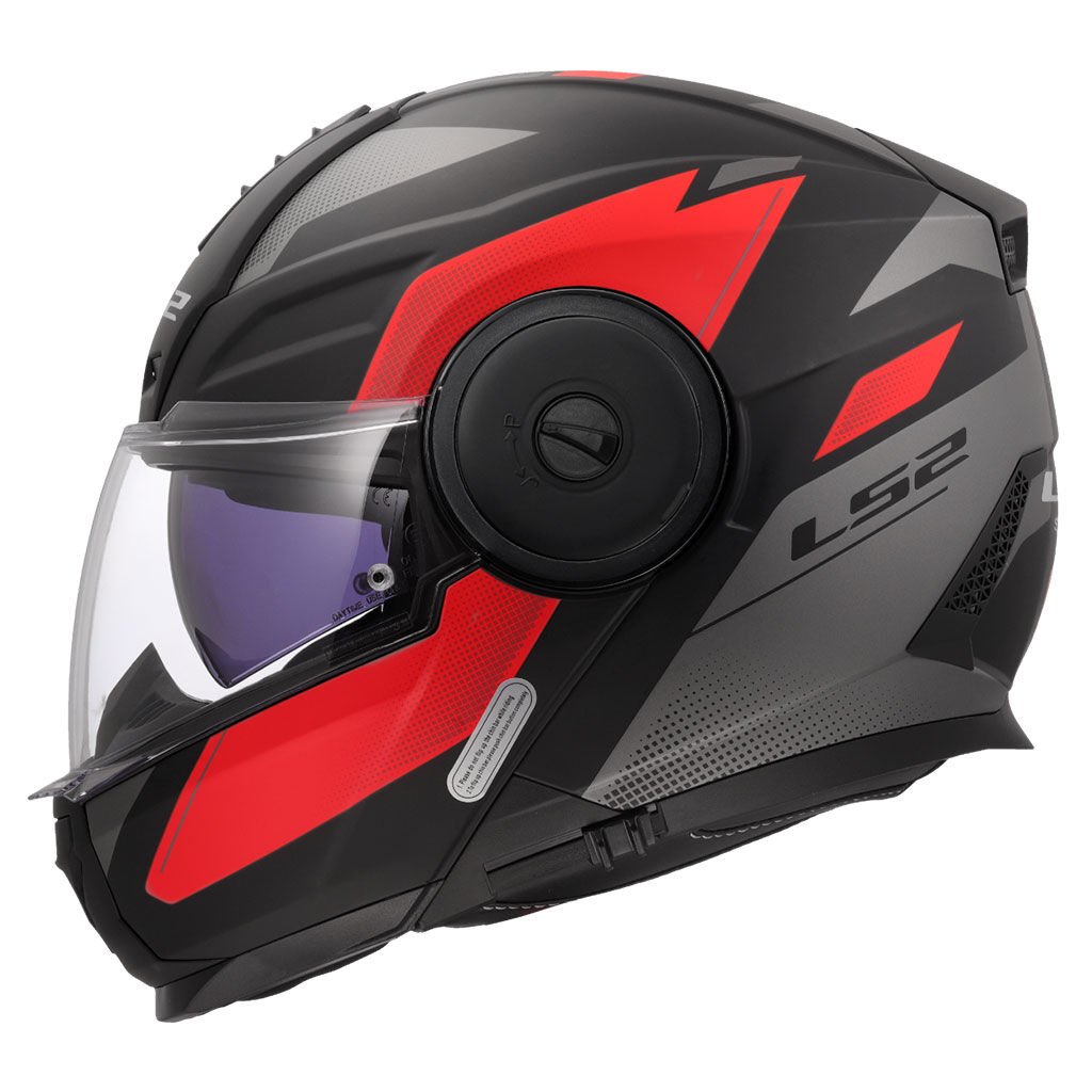 SCOPE 2 DURIA MAT SİYAH KIRMIZI KASK