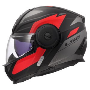 SCOPE 2 DURIA MAT SİYAH KIRMIZI KASK