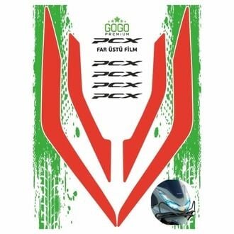 FAR ÜSTÜ FİLM PCX 2021-2024 KIRMIZI