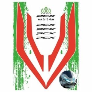 FAR ÜSTÜ FİLM PCX 2021-2024 KIRMIZI