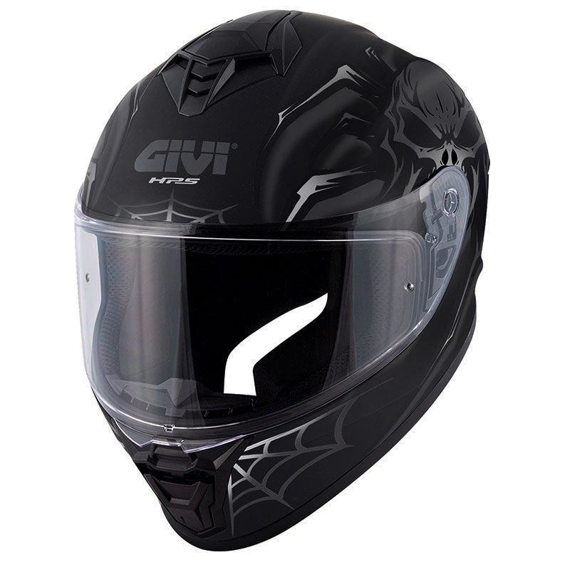 50.X ARACHNO MAT SİYAH GRİ KASK