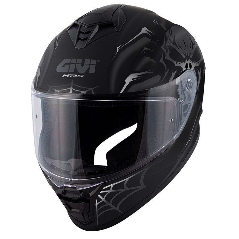 50.X ARACHNO MAT SİYAH GRİ KASK