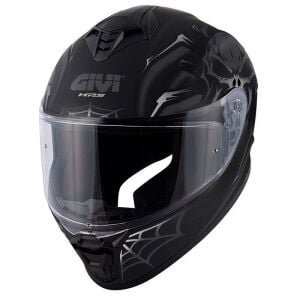 50.X ARACHNO MAT SİYAH GRİ KASK