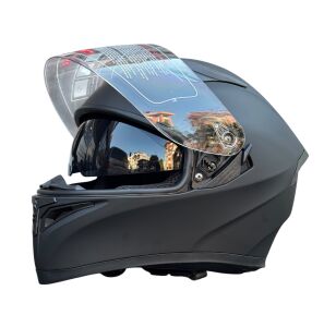 JK 316 MAT SİYAH KASK