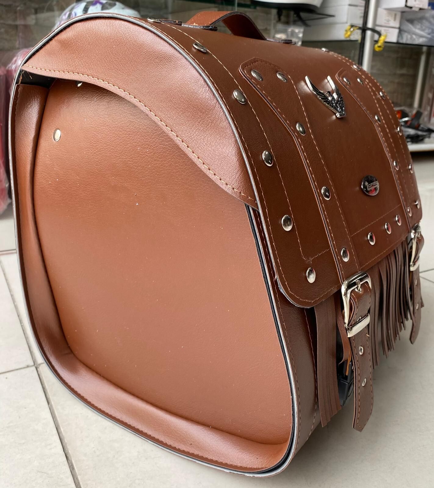 DERİ ÇANTA ARKA KAHVERENGİ