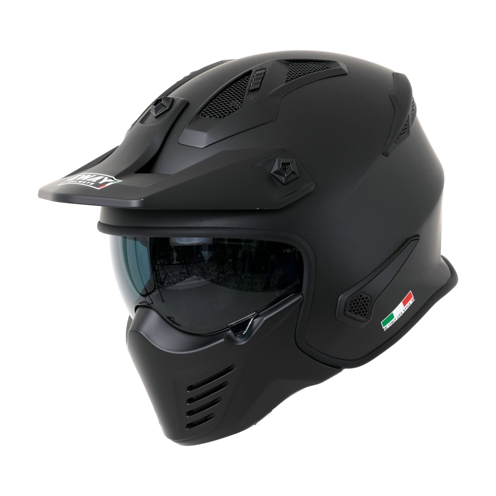 SW 726X - X2 TOKYO MAT SİYAH KASK
