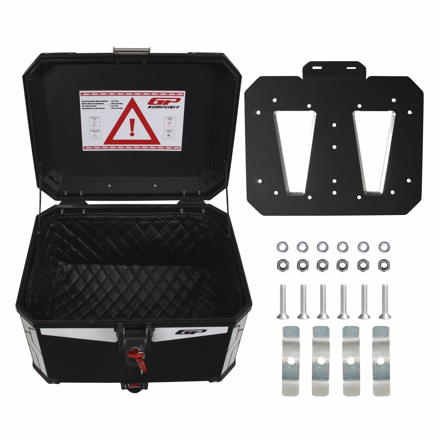 ÇANTA GP ALÜMİNYUM 57LT SİYAH