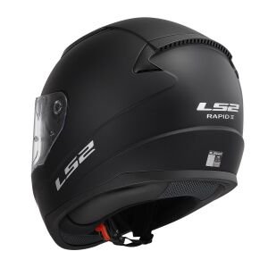 RAPID 2 MAT SİYAH KASK