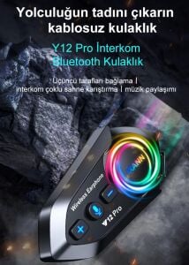 İNTERCOM BLUETOOTH Y12 PRO