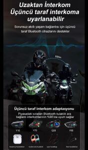 İNTERCOM BLUETOOTH Y12 PRO